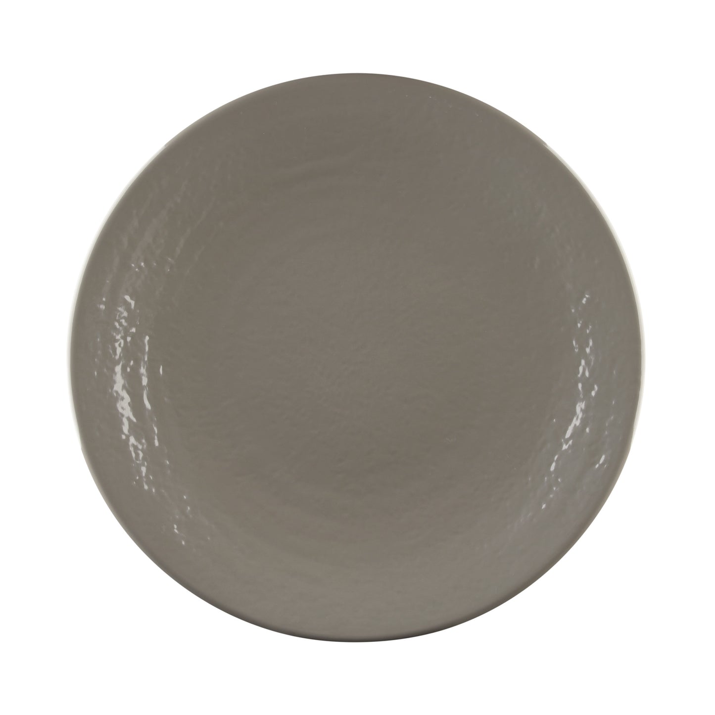 Melamine Round Pebble Plate - Mushroom