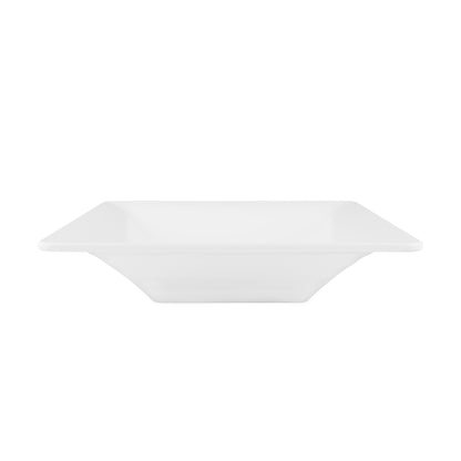 Melamine Square Pebble Serving Bowl - White
