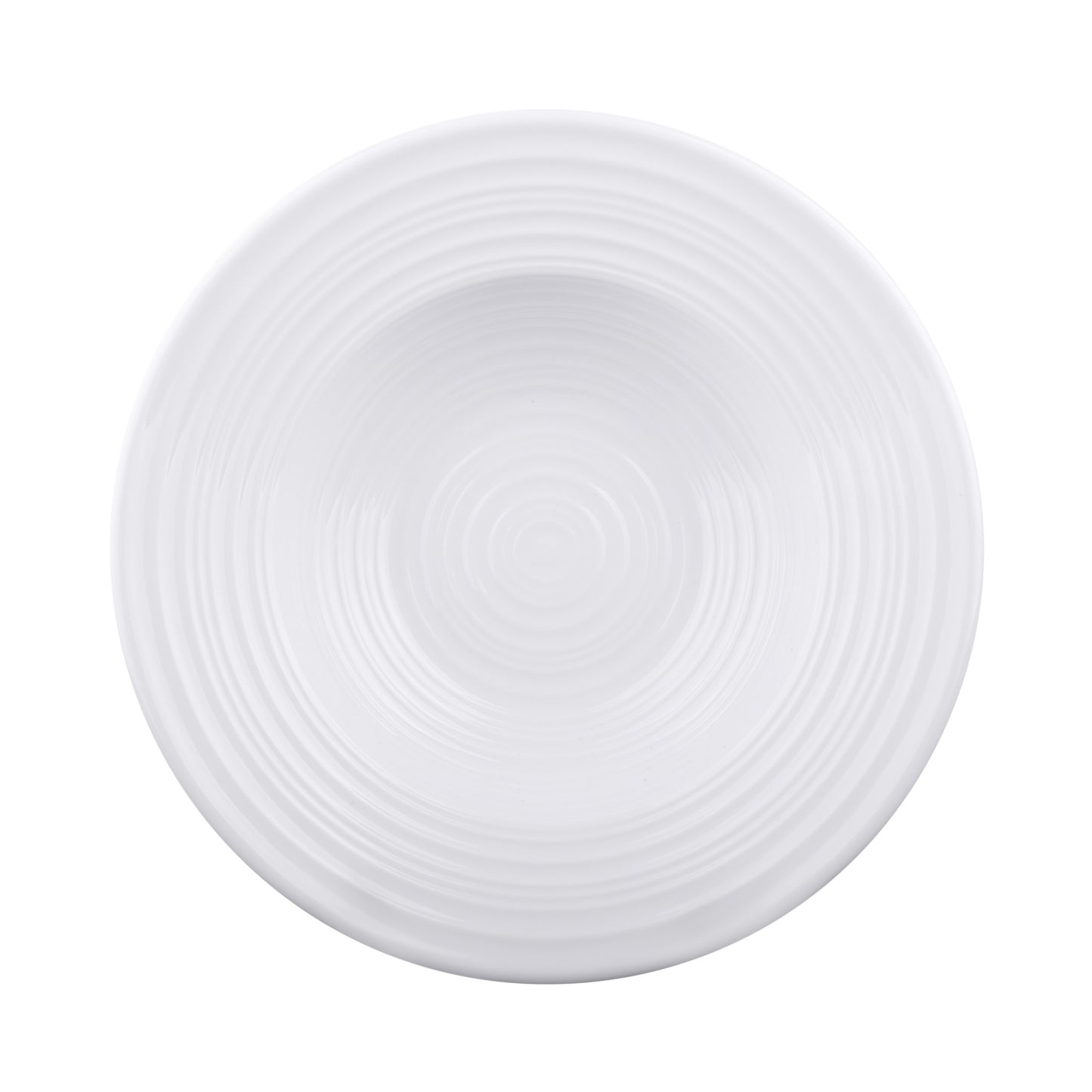 Melamine Swirl Pasta/Soup Bowl - White