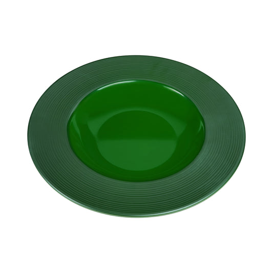Melamine Round Past/Soup Bowl - Green Glaze