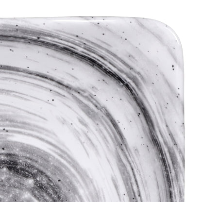 Melamine Square Bowl - Black Design