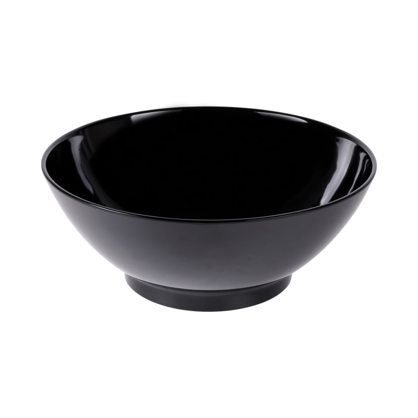 Melamine Round Bowl - Black