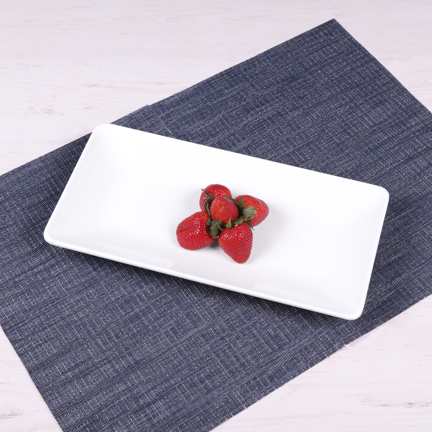 Melamine Rectangular Platter - White