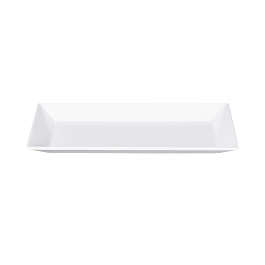 Melamine Rectangular Plate - White