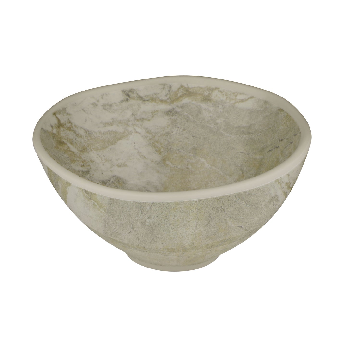 Melamine Round Bowl - Sandstone