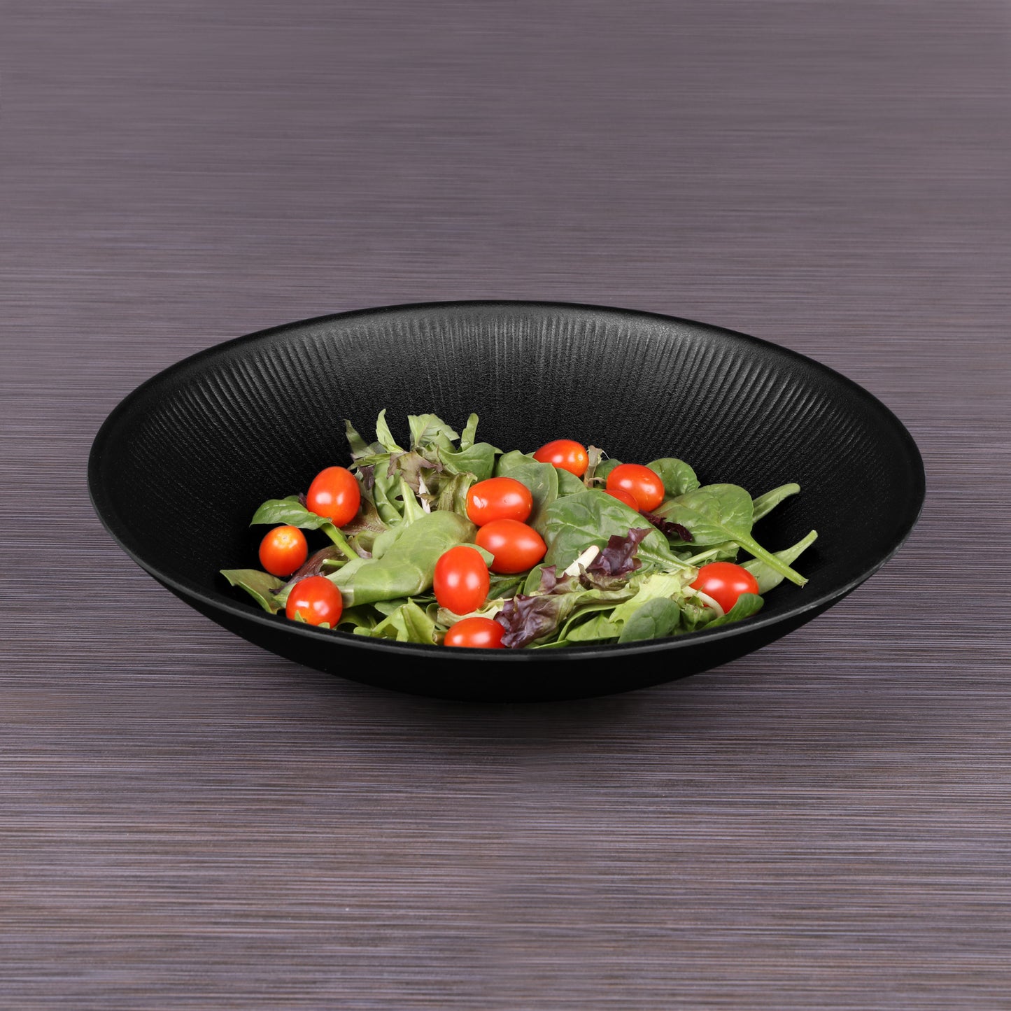 Melamine Round Bowl - Black