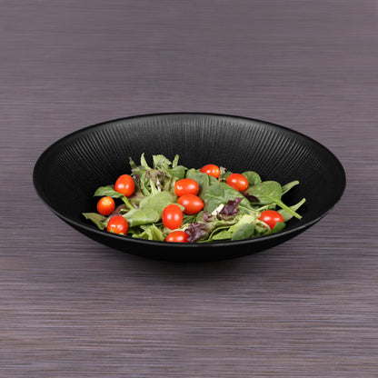 Melamine Round Bowl - Black