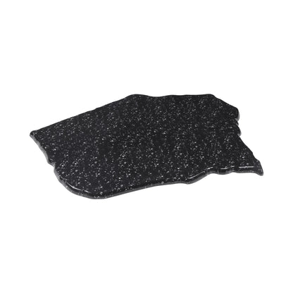 Melamine Irregular Display Stone - Black Granite
