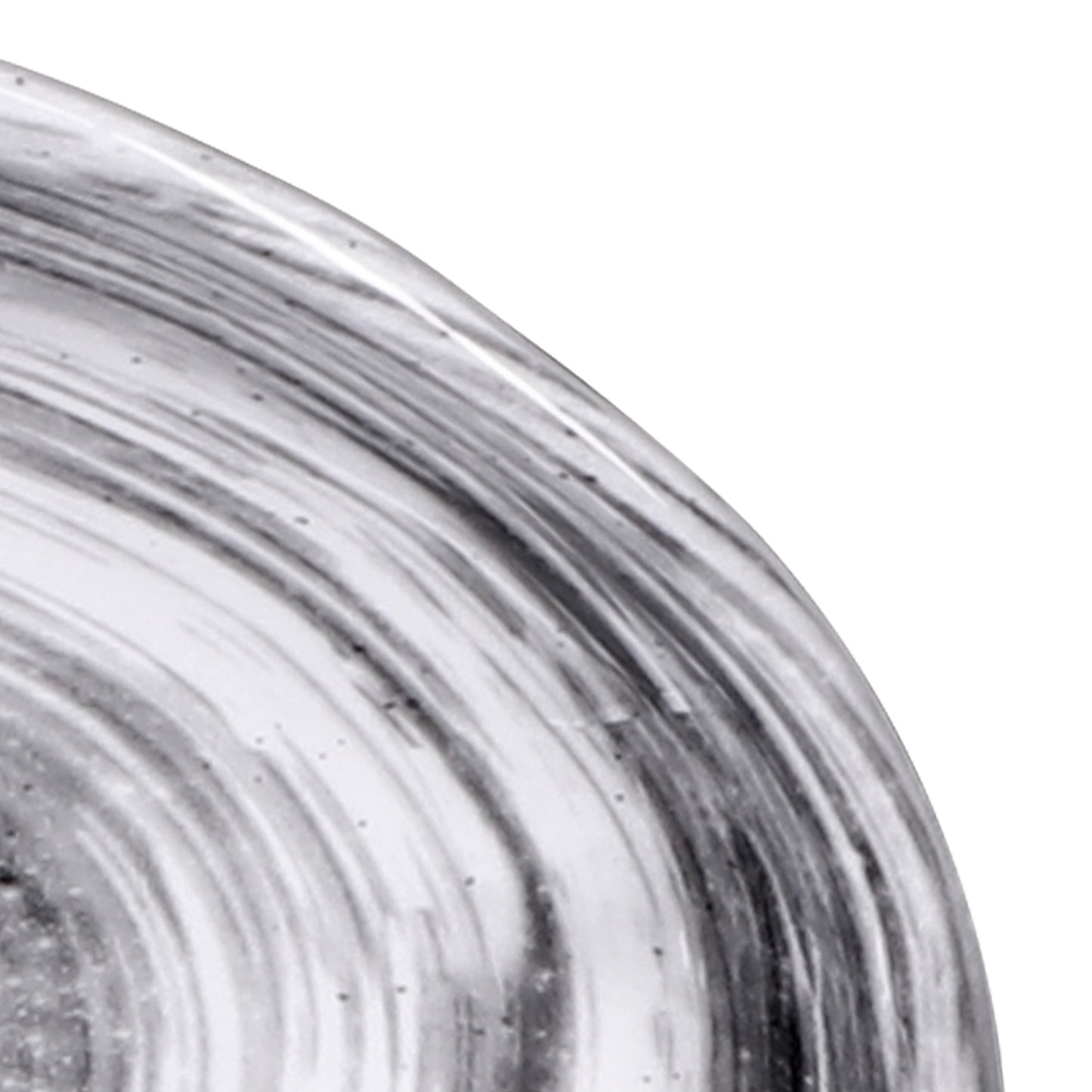 Melamine Deep Oval Plate - Black Design