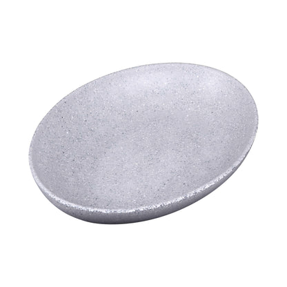 Melamine Deep Oval Plate - Granite Stone