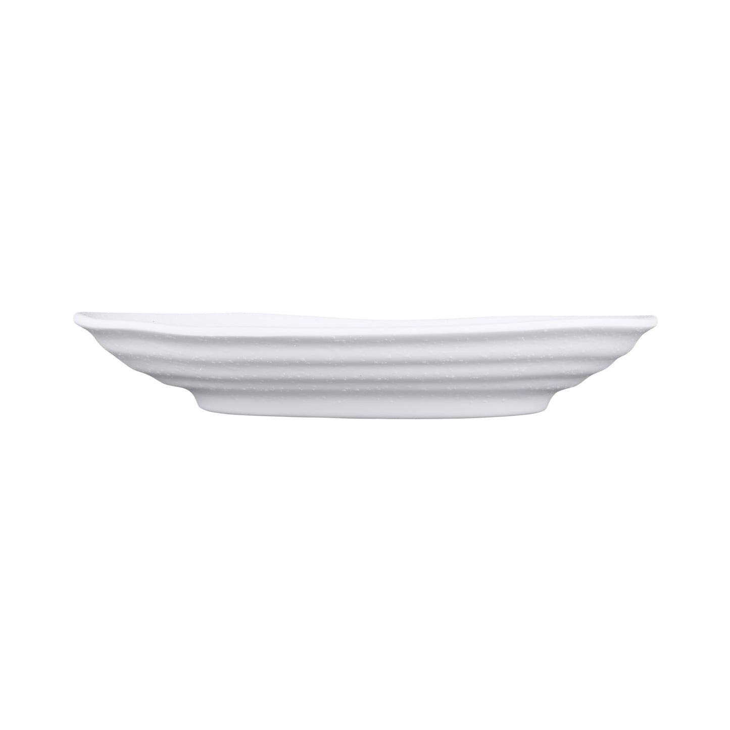 Melamine Deep Oval Plate - White