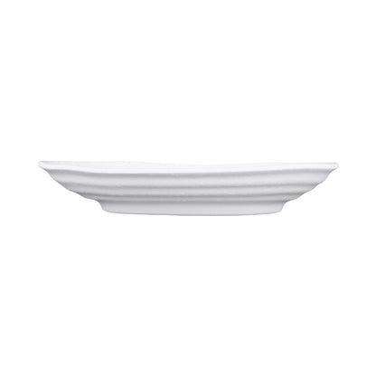 Melamine Deep Oval Plate - White