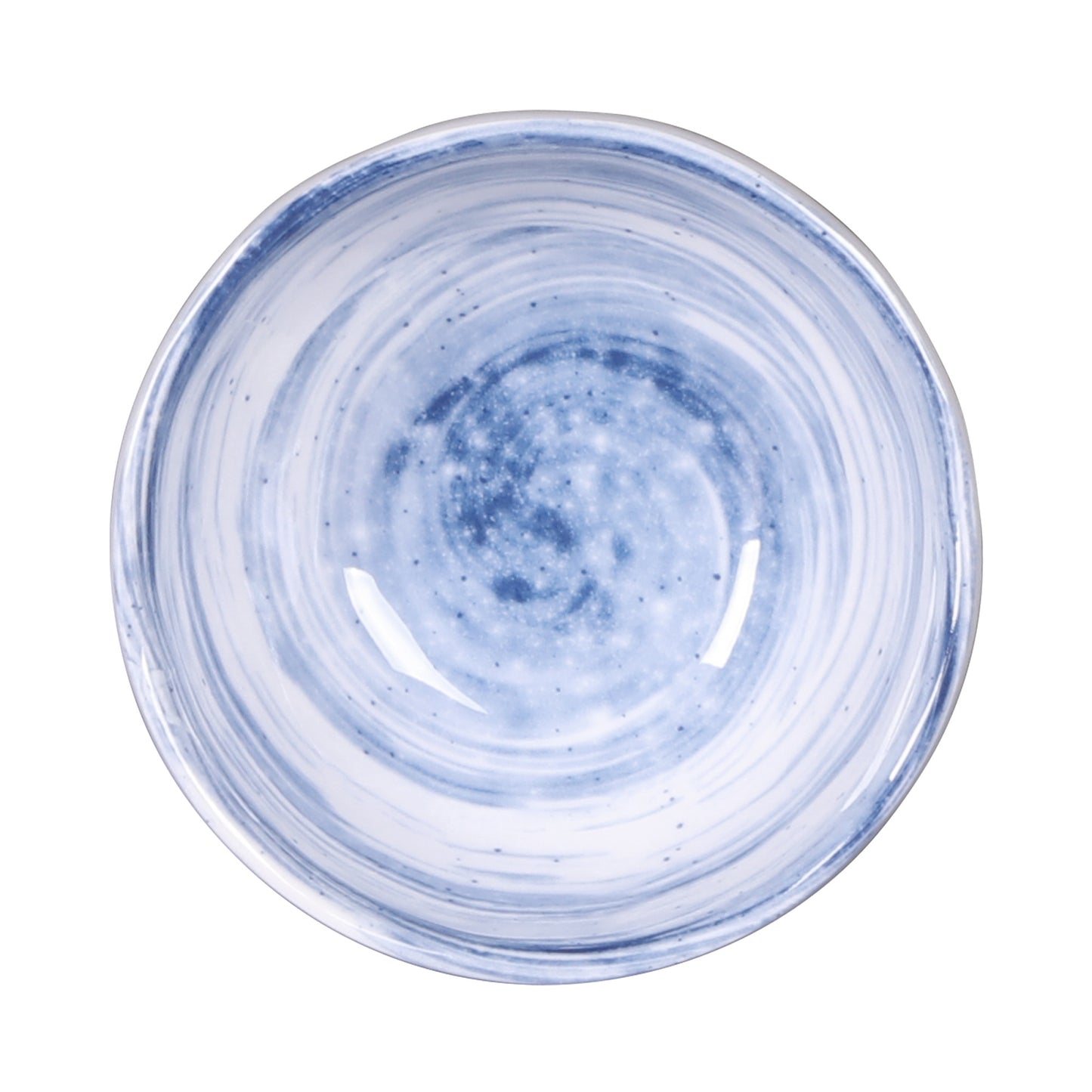 Melamine Round Bowl - Navy Design