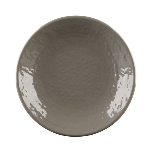 Melamine Round Pebble Plate - Mushroom