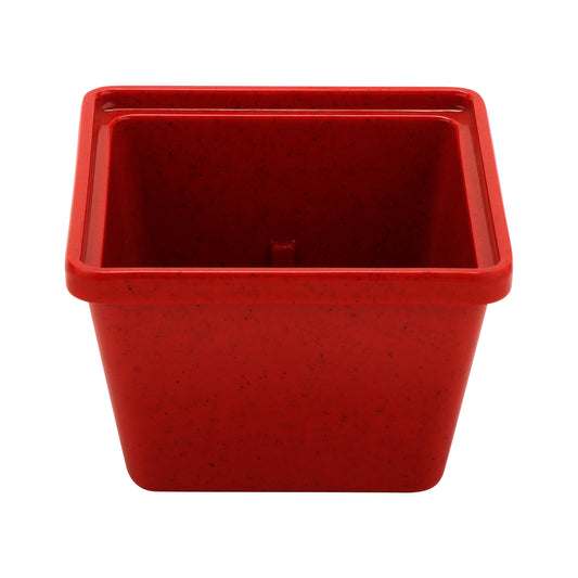 28 oz., 4.75" Square Crock, 3.25" Deep