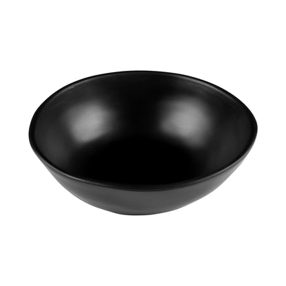 Melamine Round Bowl - Black