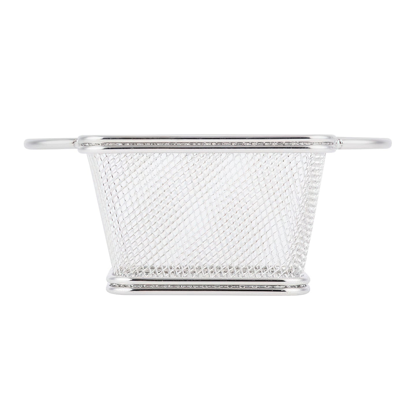 4" x 3.25" Single Serving Fry Basket w/ Round Handles 2.25" Tall (Fits 4-92065)