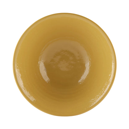 Melamine Bowl - Aubergine Matte Finish Outside/Olive Oil Gloss Finish Inside