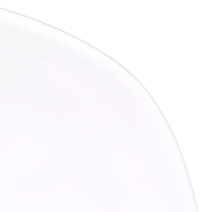 Melamine Square Plate w/ Rounded Edges - Off White