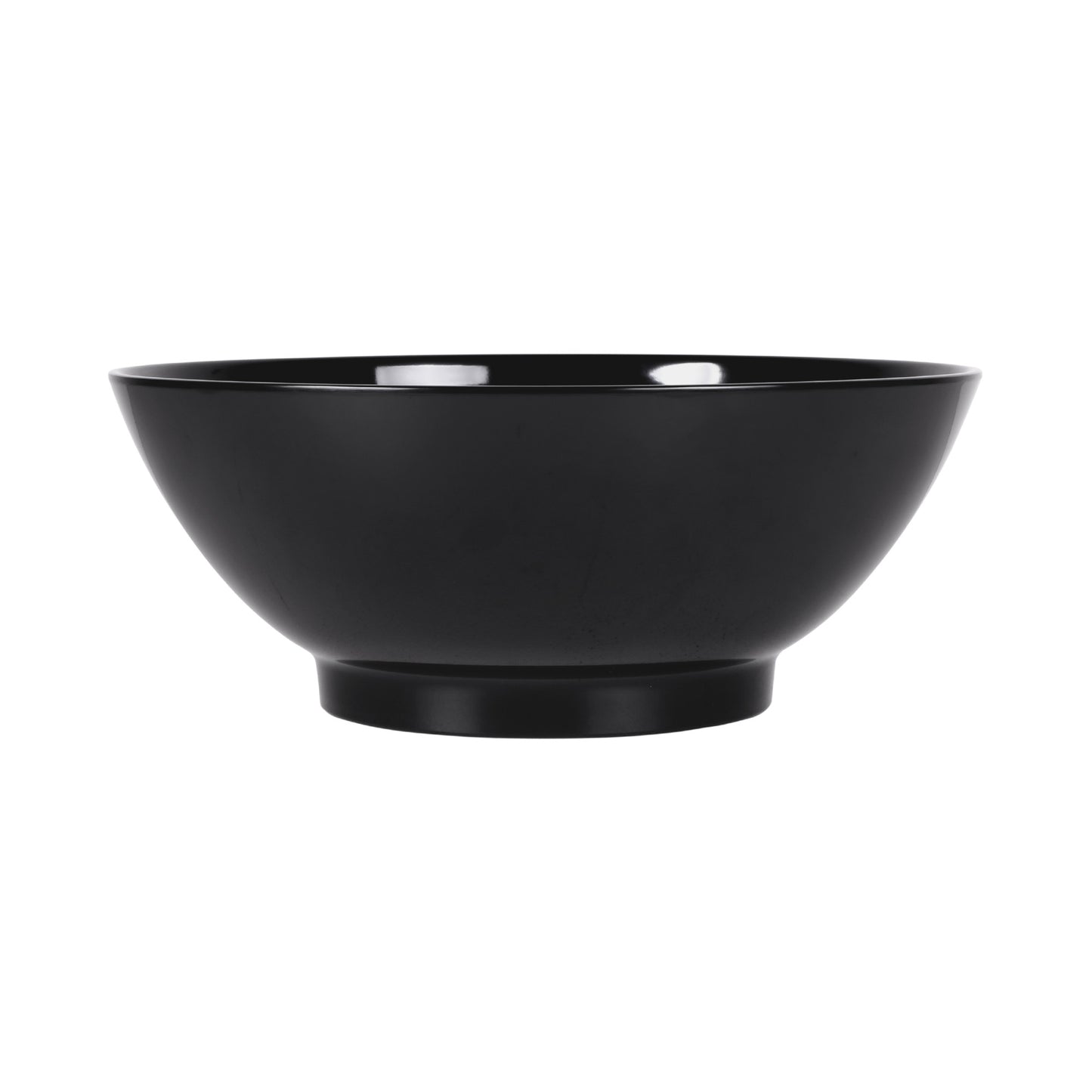 Melamine Round Bowl - Black