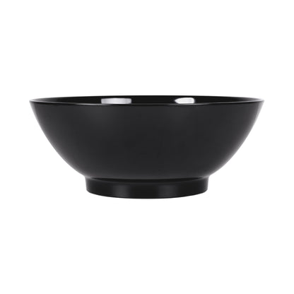 Melamine Round Bowl - Black