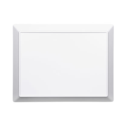 Melamine Rectangular Serving Platter w/ Bump - White