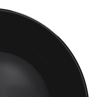 Melamine Round Bowl - Black