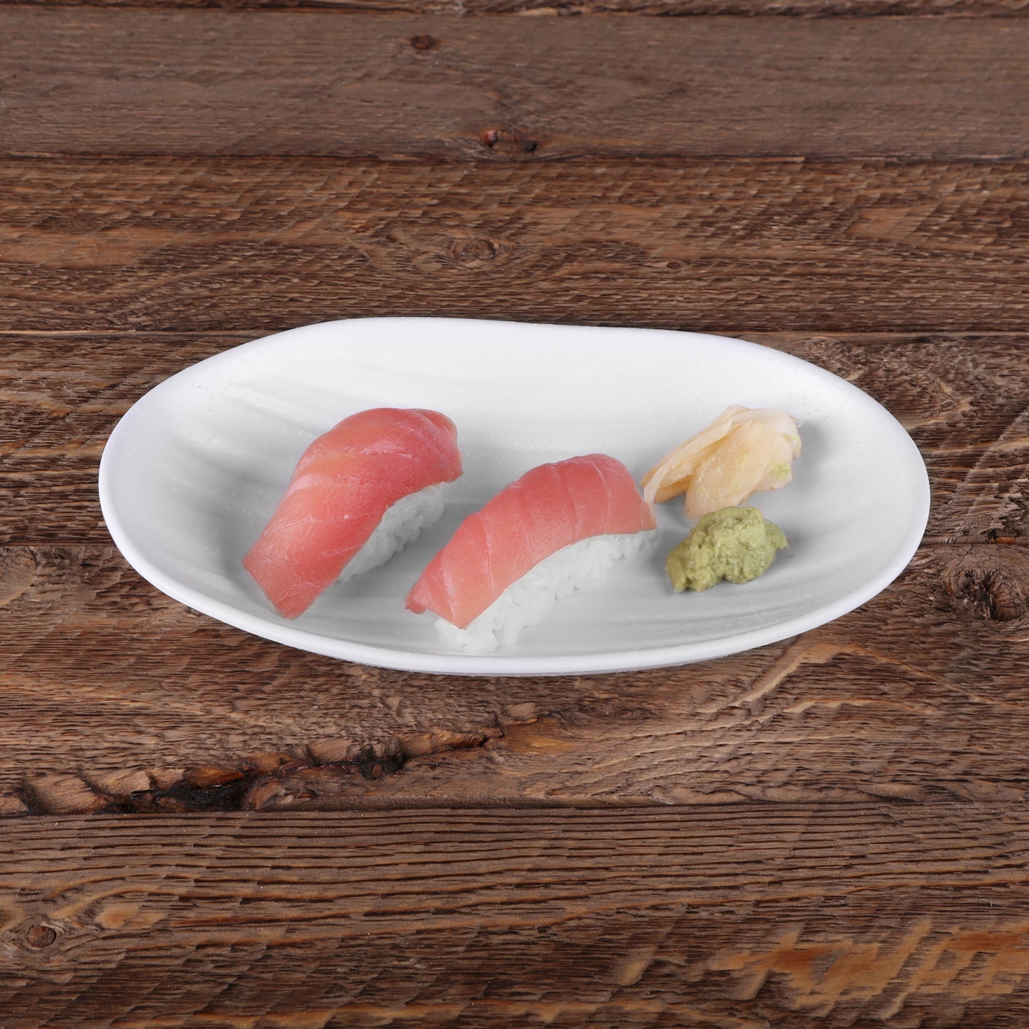 Melamine Deep Oval Plate - White