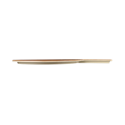 Melamine Round Serving Board - Bamboo
