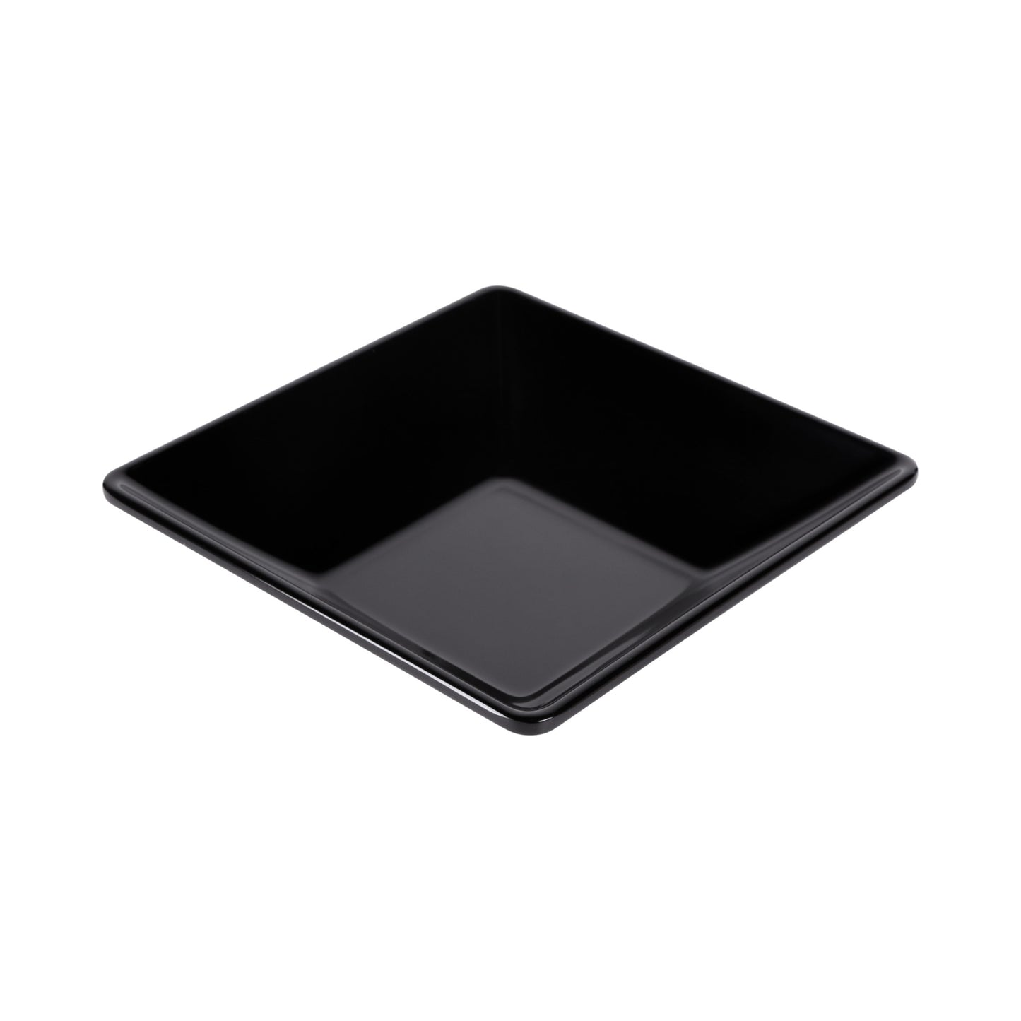 Melamine Square Bowl - Black