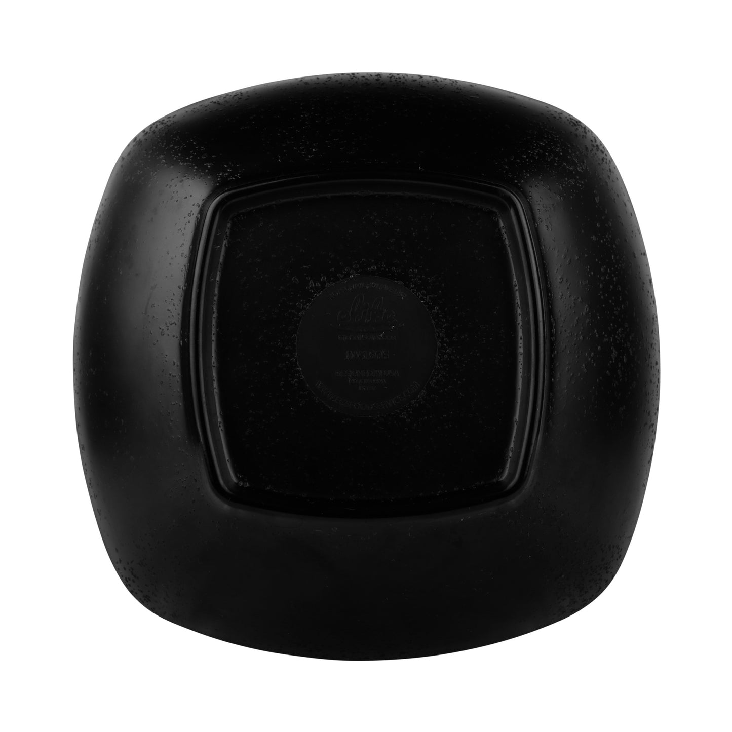 Melamine Square Bowl - Black