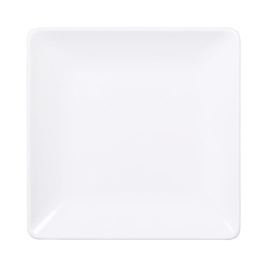 Melamine Square Plate - White