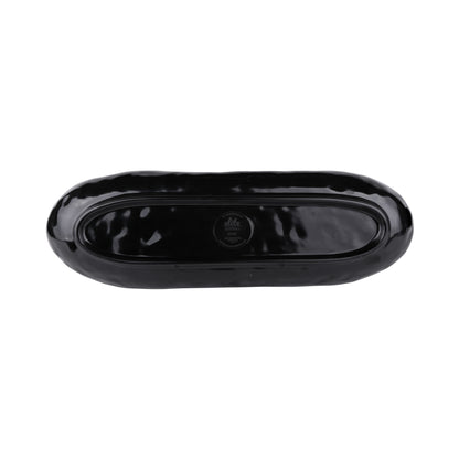 Melamine Uneven Edge Tray - Black