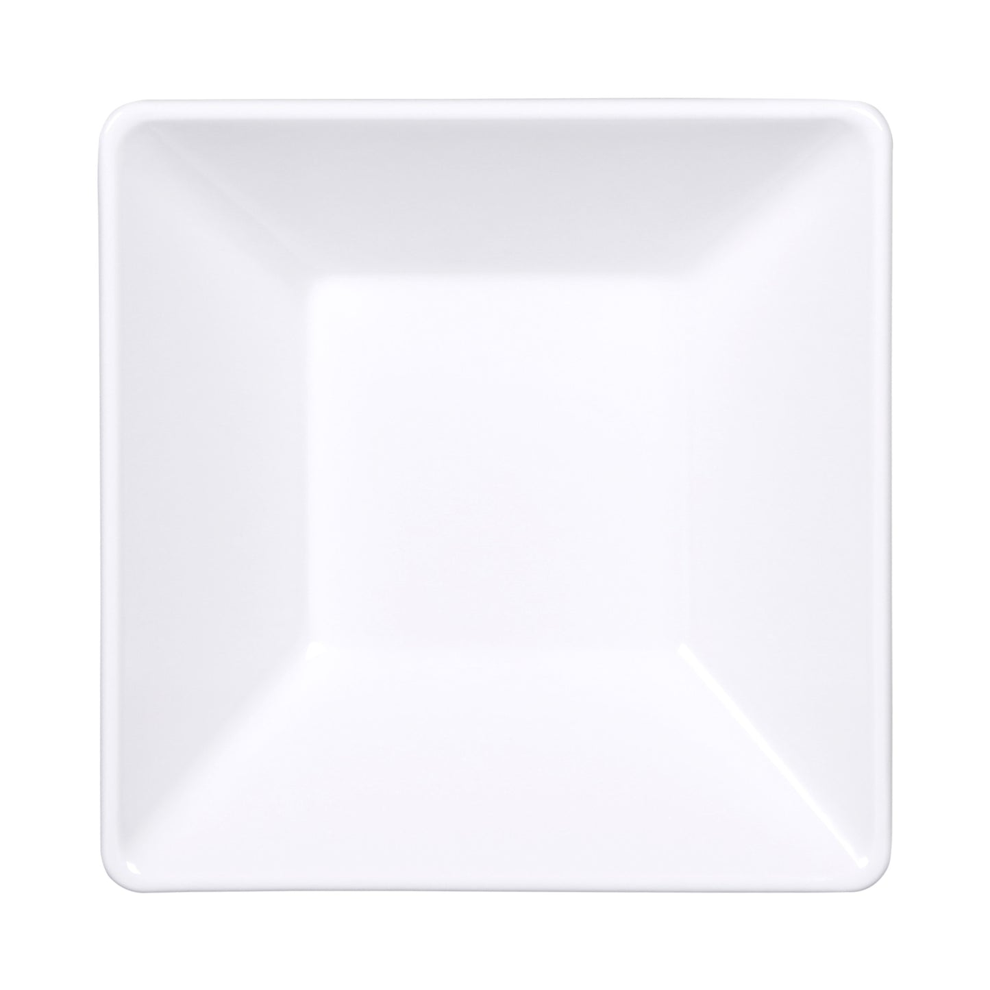 Melamine Square Bowl - White