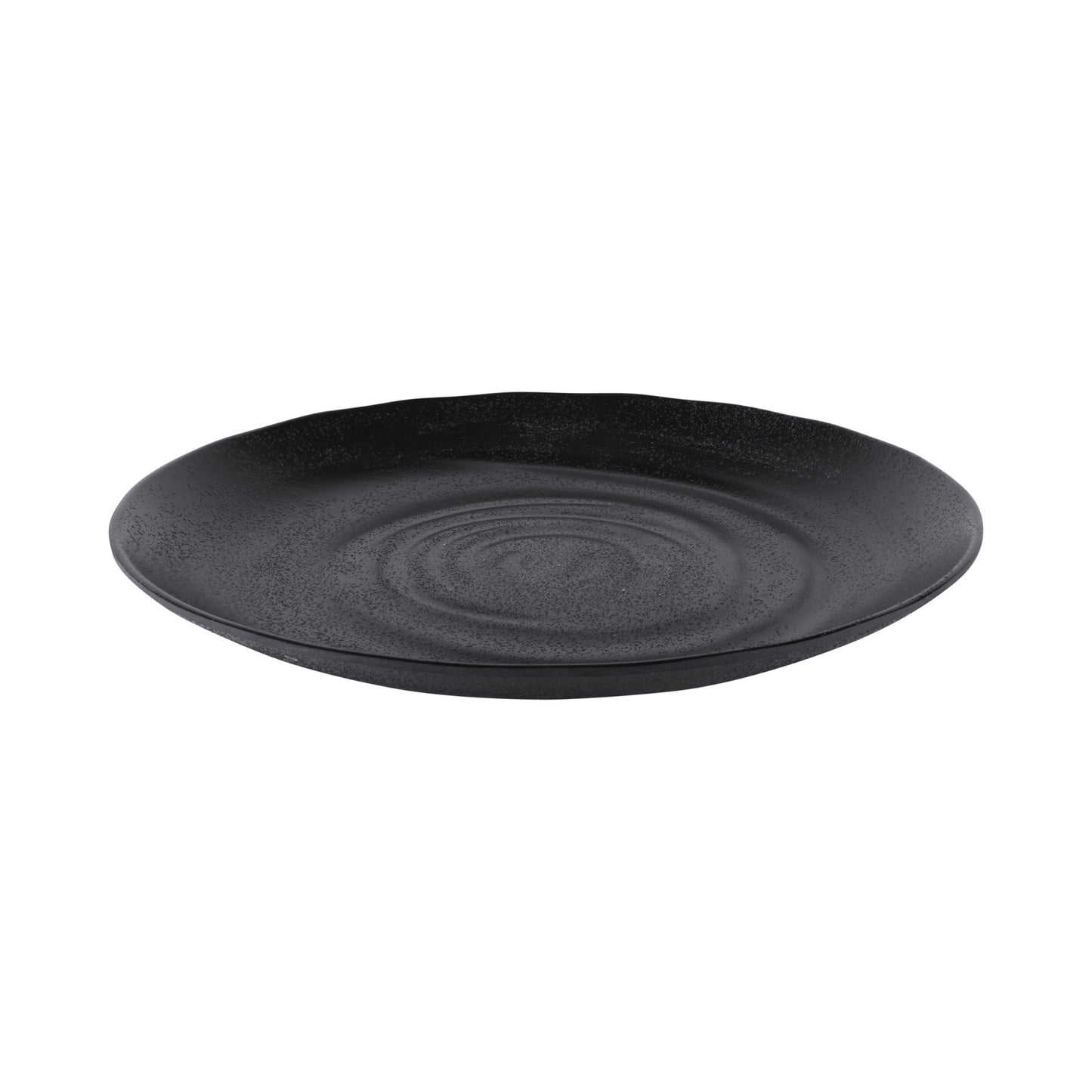 Melamine Round Plate - Black