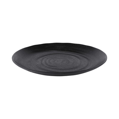 Melamine Round Plate - Black