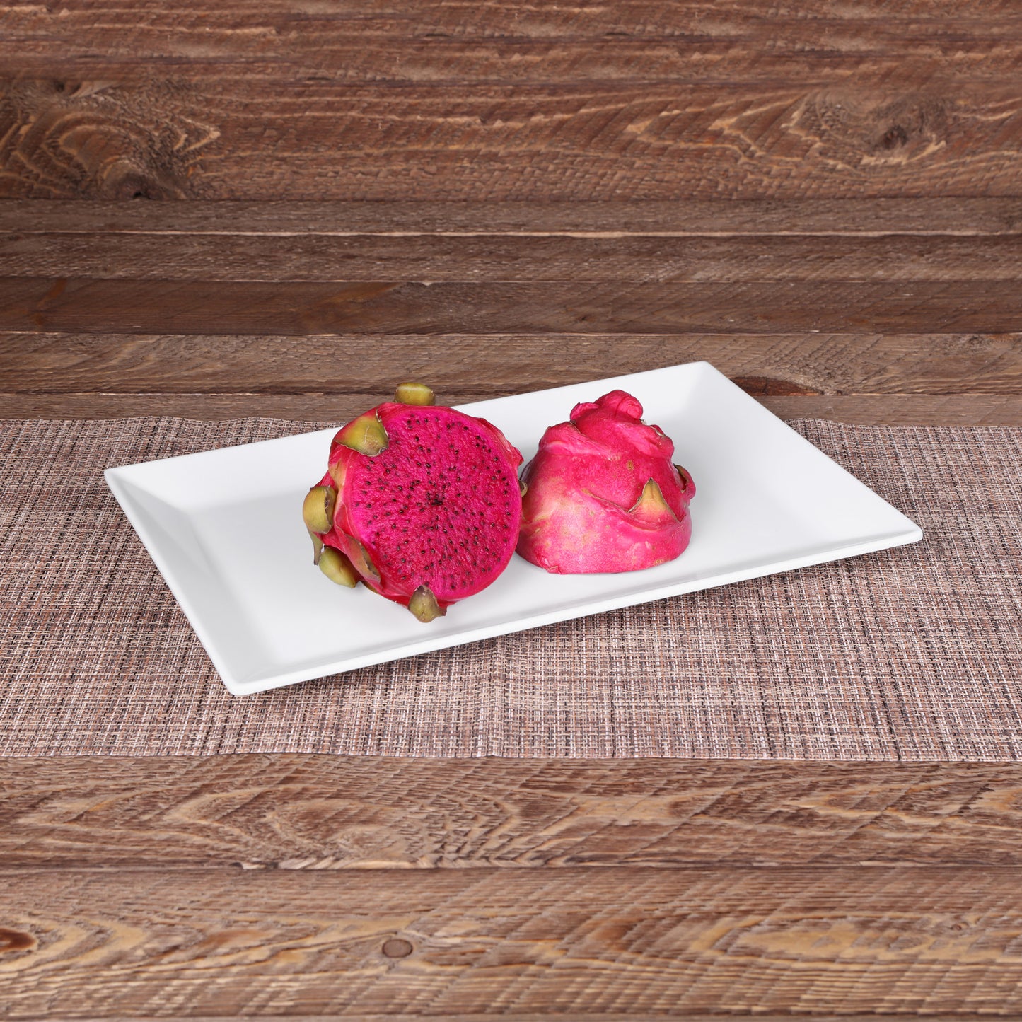 Melamine Rectangular Serving Platter - White