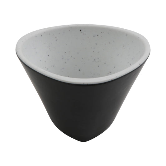 10.15 oz revive stone natural/black 2-tone triangle bowl, 4.25"L x 4.25"W x 3"H, GET, cheforward