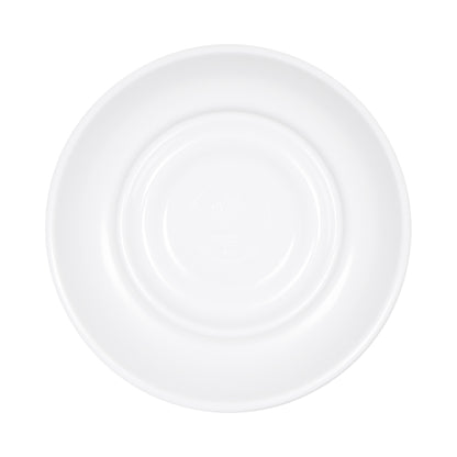 Melamine Coffee Saucer - White