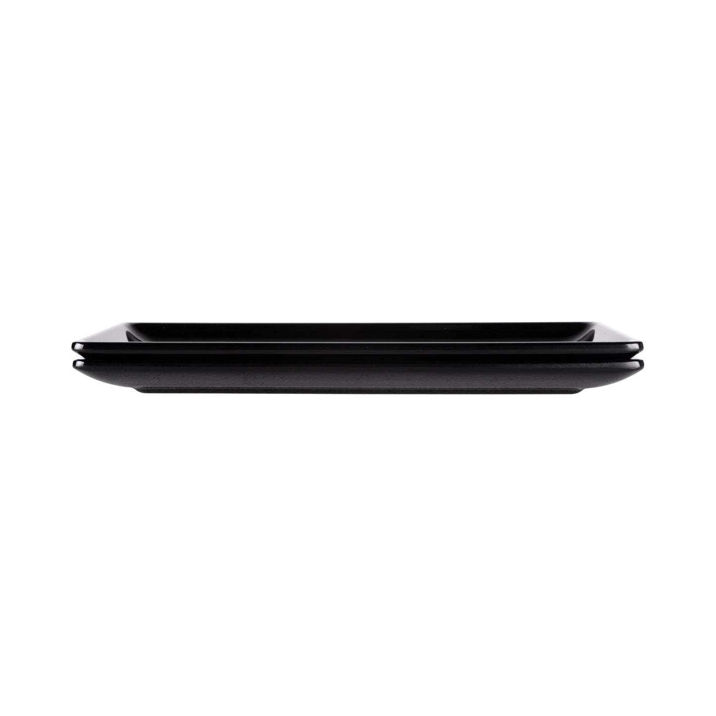 Melamine Rectangular Plate - Black