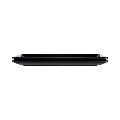 Melamine Rectangular Plate - Black