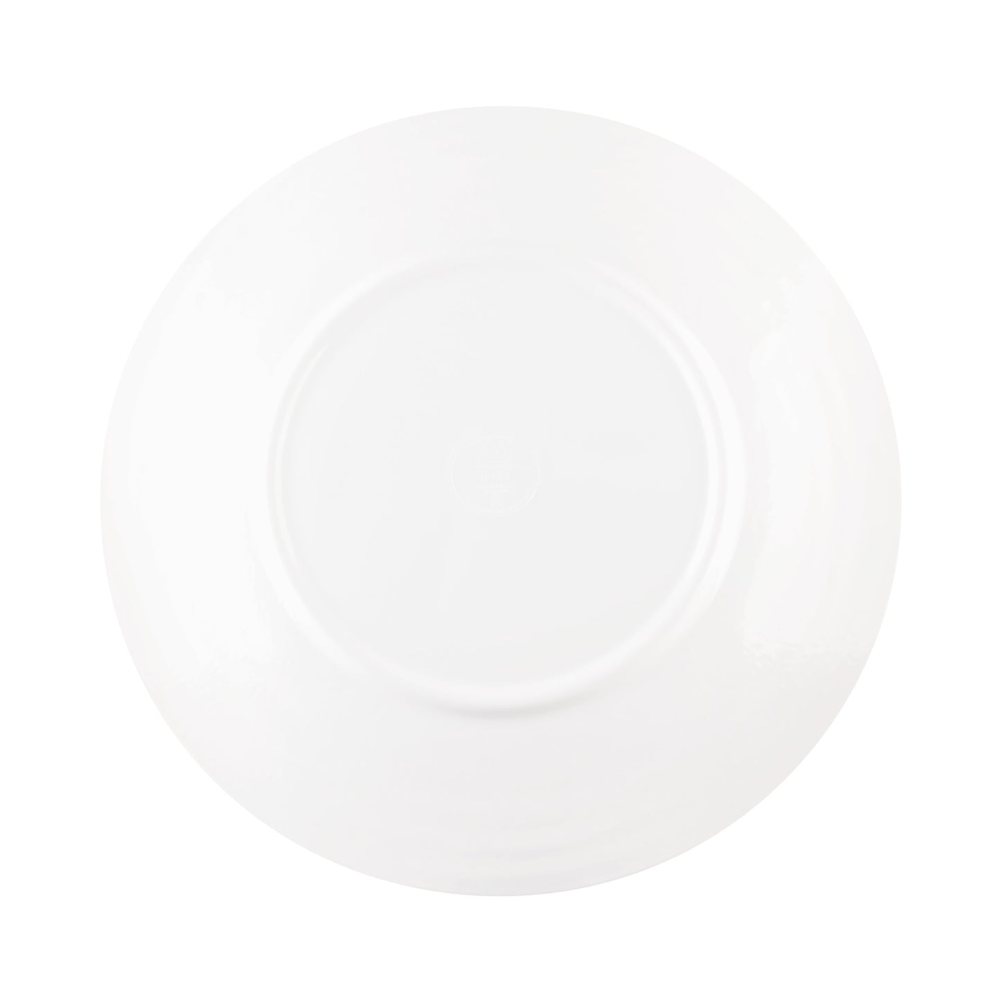 Melamine Round Pebble Plate - White