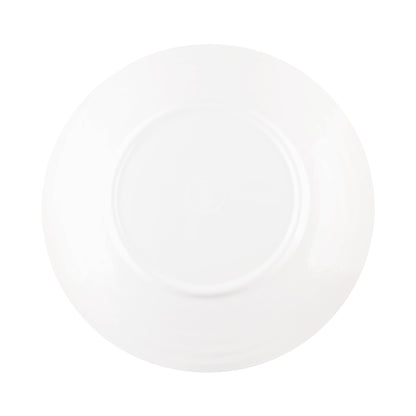 Melamine Round Pebble Plate - White