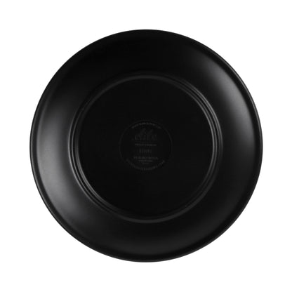 Melamine Round Plate - Black