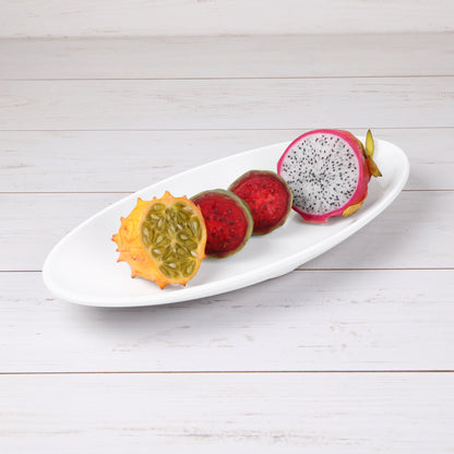 Melamine Oblong Platter - White