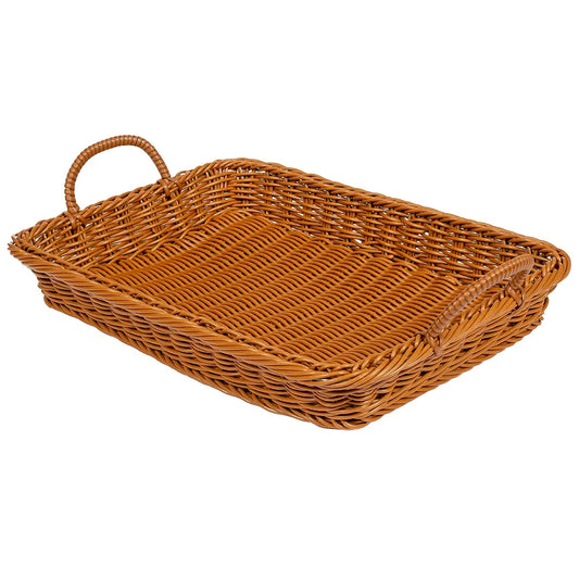 18" x 12.25" Rectangular Basket with Handles