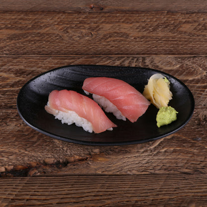 Melamine Deep Oval Plate - Black