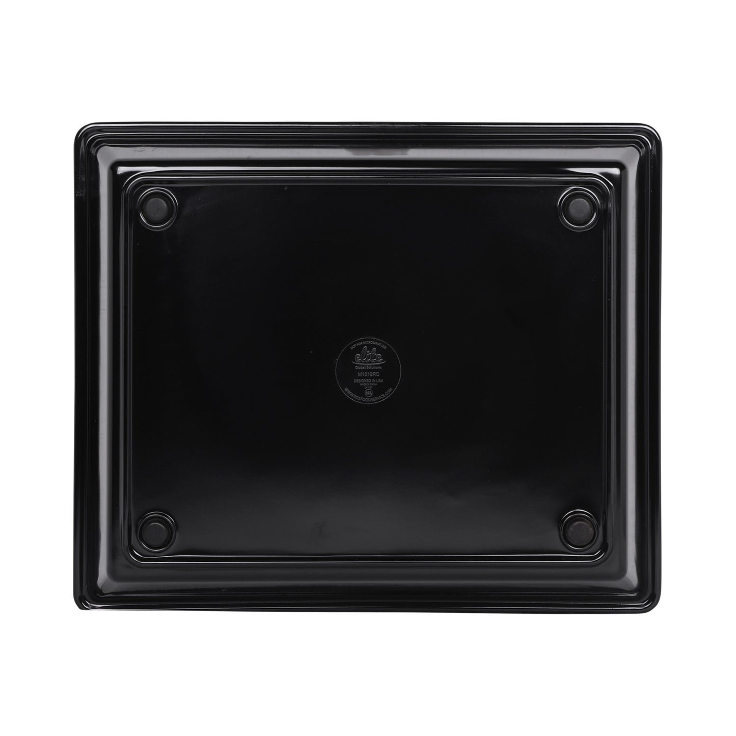 Melamine Rectangular Bowl - Black