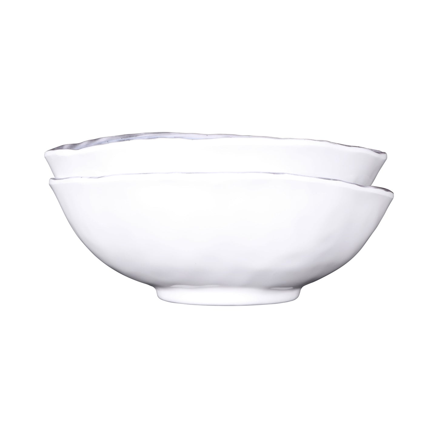 Melamine Oval Bowl - Black Design
