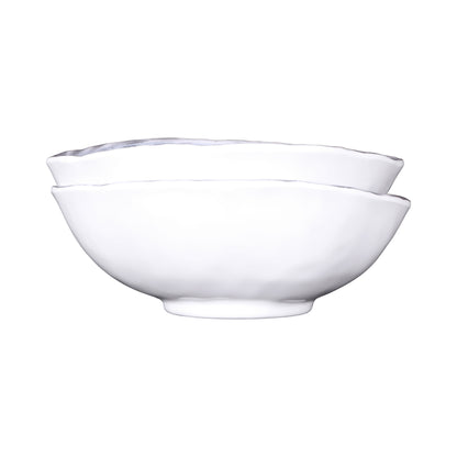 Melamine Oval Bowl - Black Design
